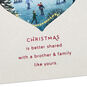 Ice-Skating Scene Christmas Card for Brother and Family Card Front Detial image number 6