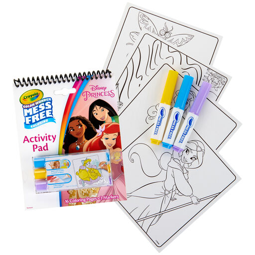 Crayola Color Wonder Disney Princesses Activity Coloring Pad, 
