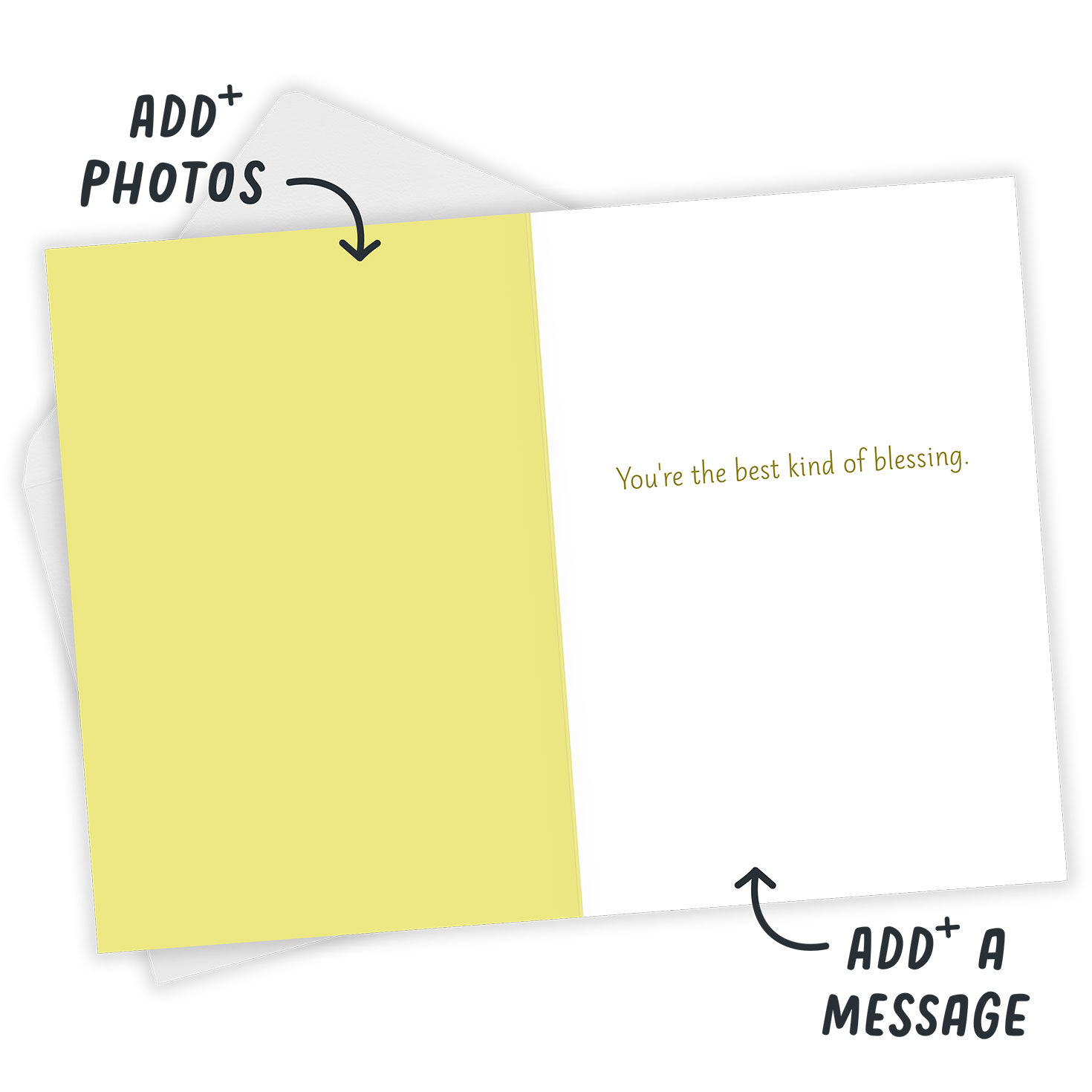 Floral Oval Frame Custom Easter Card, , large image number 4