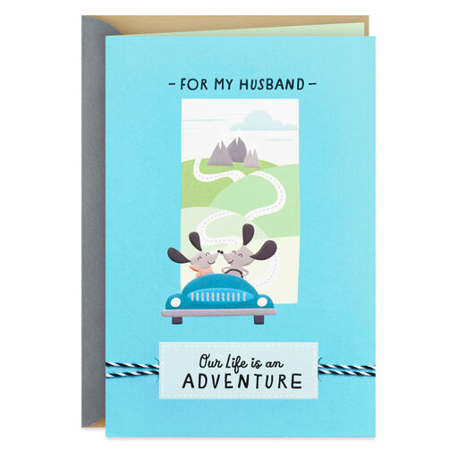 On the Road Trip of Life Anniversary Card for Husband, 