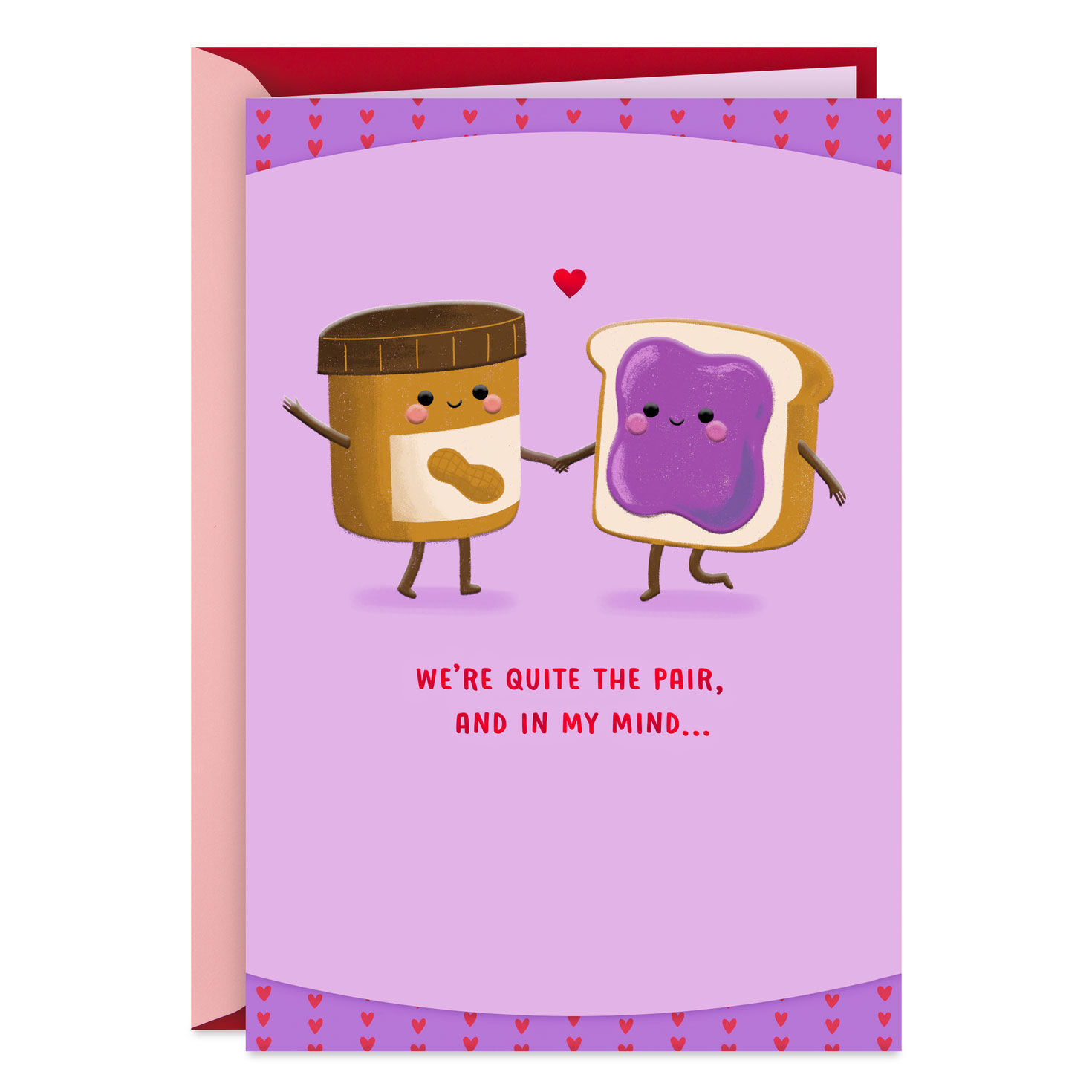 Like Peanut Butter and Jelly Valentine's Day Card