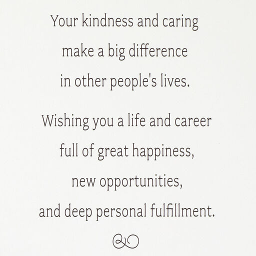 Your Kindness and Caring Nursing School Graduation Card, 
