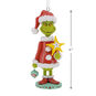 Grinch Nutcracker Christmas Ornament measurement image number 3