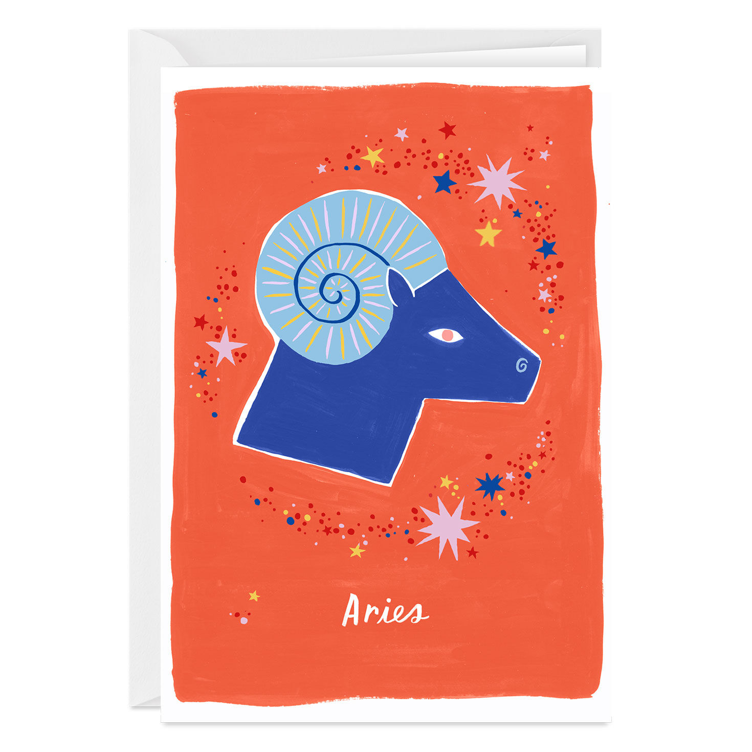 Bold and Bright Aries Zodiac Custom Card for only USD 4.99 | Hallmark
