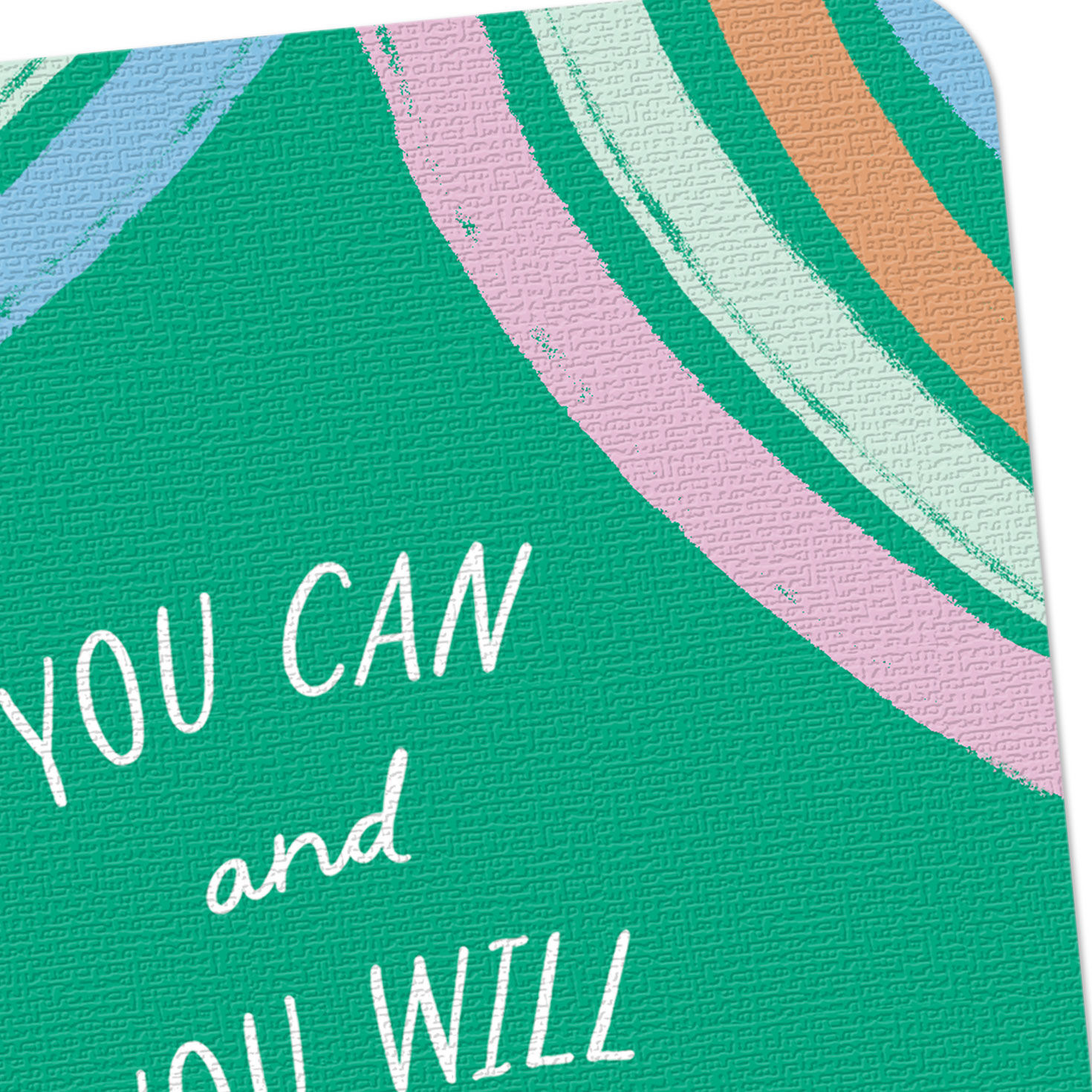 Colorful Arches on Green Encouragement Card Card Front Detail image number 4