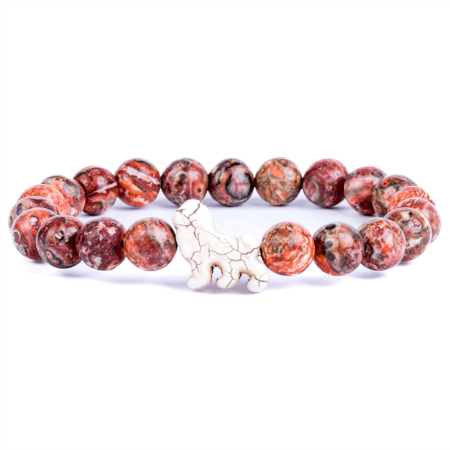 Fahlo Sahara Stone Lion Excursion Bracelet