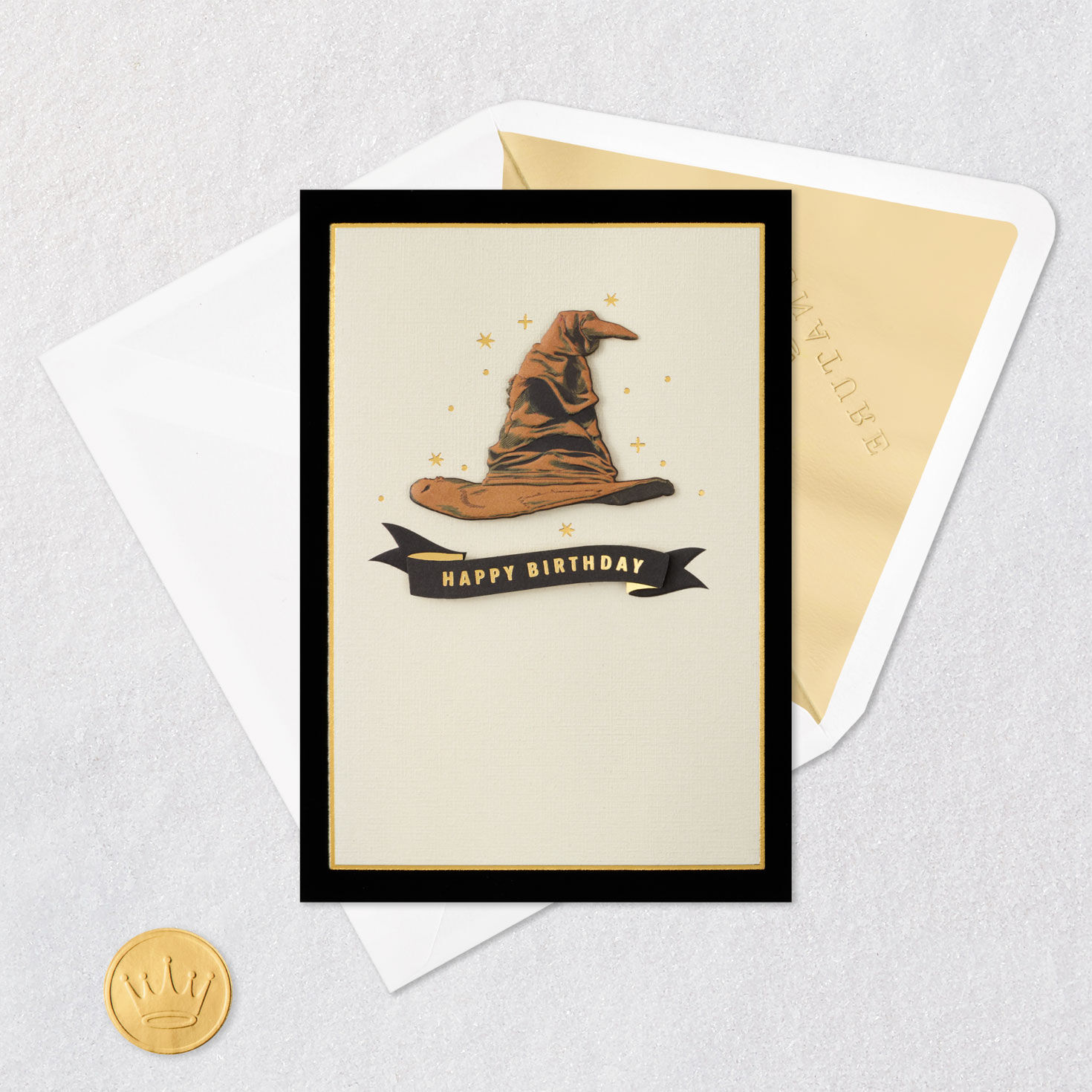 Harry Potter&trade; Sorting Hat&trade; Best Day Birthday Card, , large image number 5