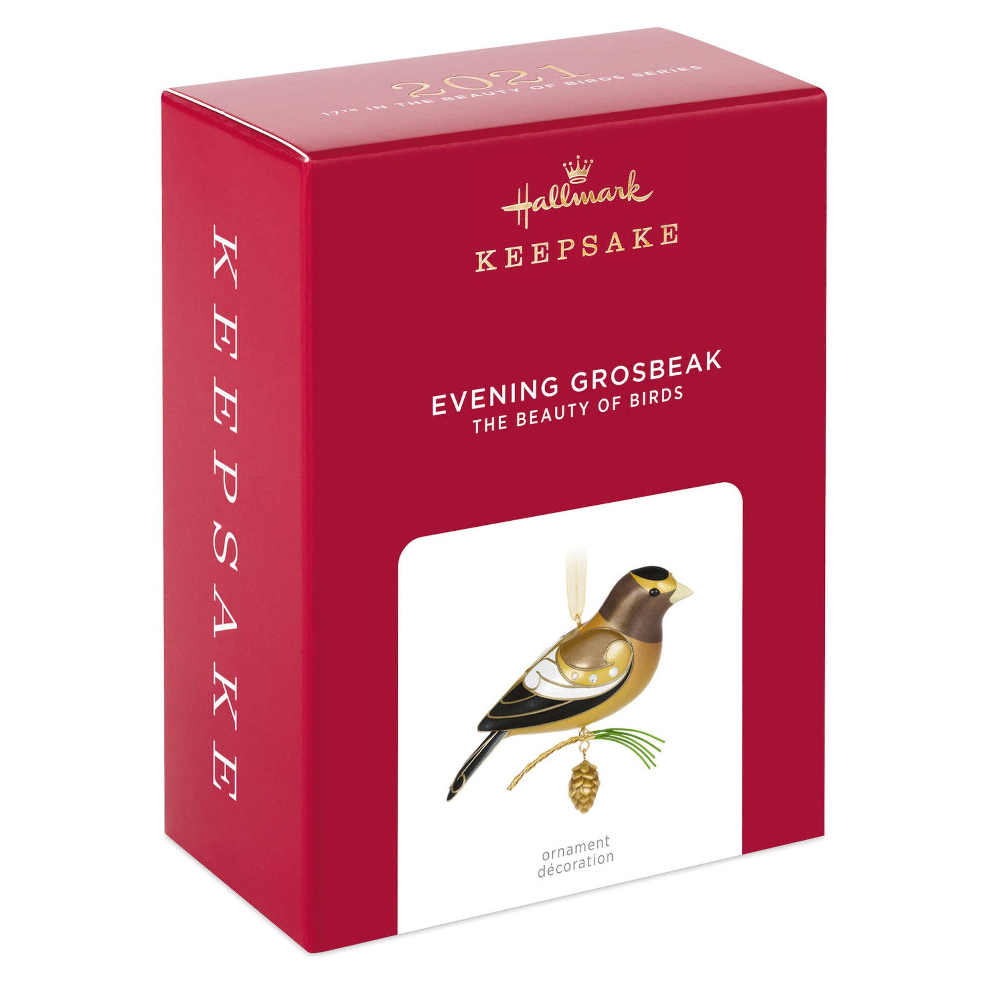 The Beauty Of Birds Evening Grosbeak Ornament Keepsake Ornaments Hallmark