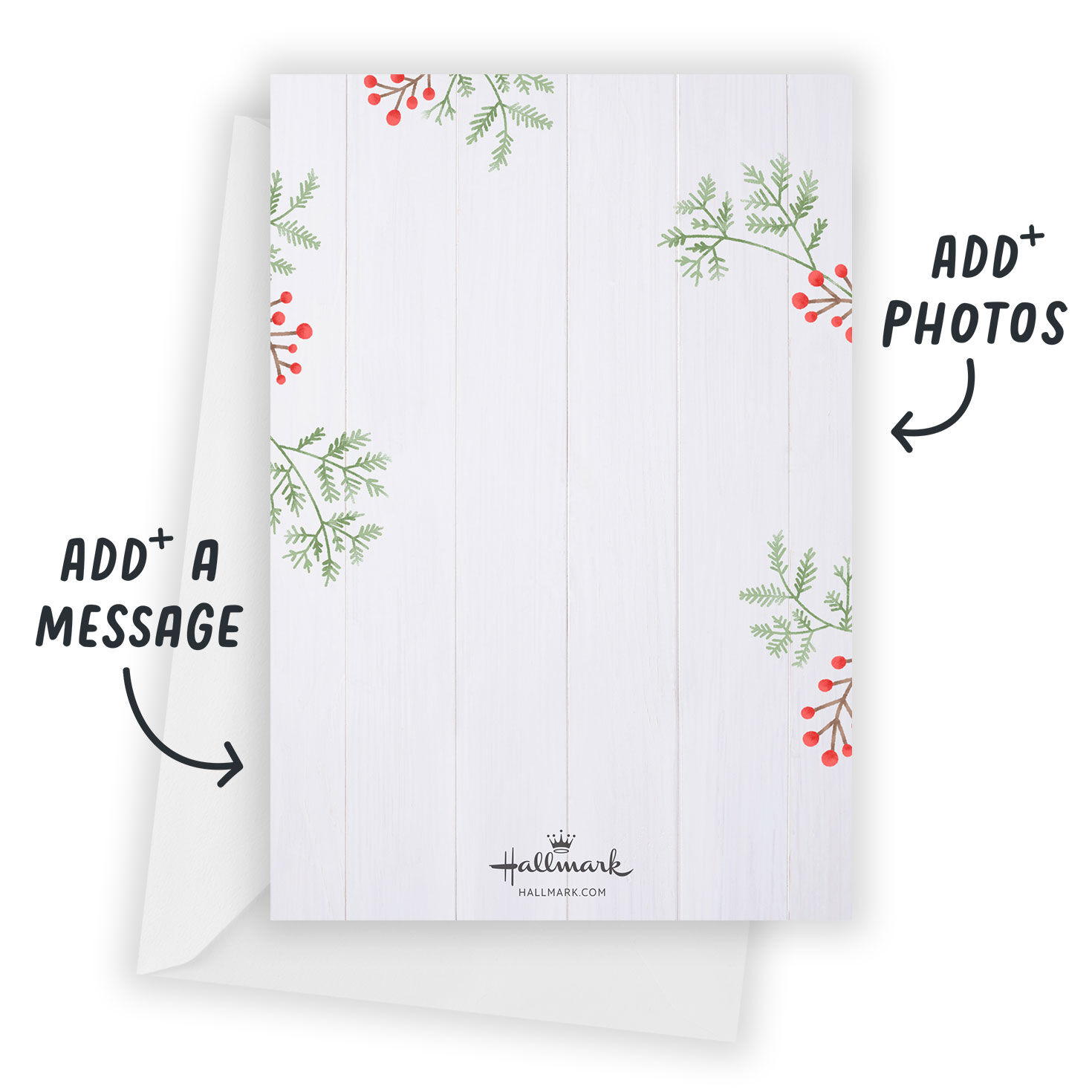 Naughty and Nice Flat Christmas Photo Card, , large image number 3