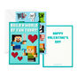 Mini Minecraft Kids Assorted Valentine's Day Cards With Stickers, Pack of 24, , large image number 4