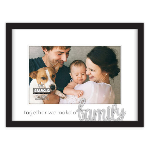 Malden Together We Make a Family Wood Picture Frame, 4x6, 
