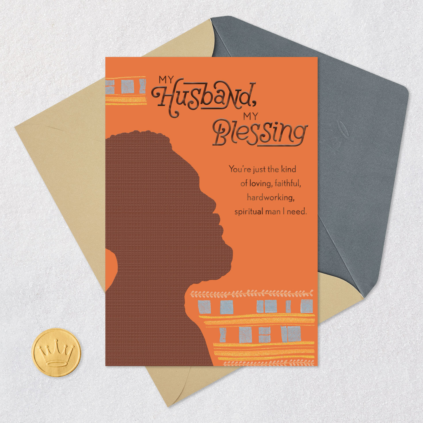 My Husband, My Blessing Birthday Card, , large image number 5