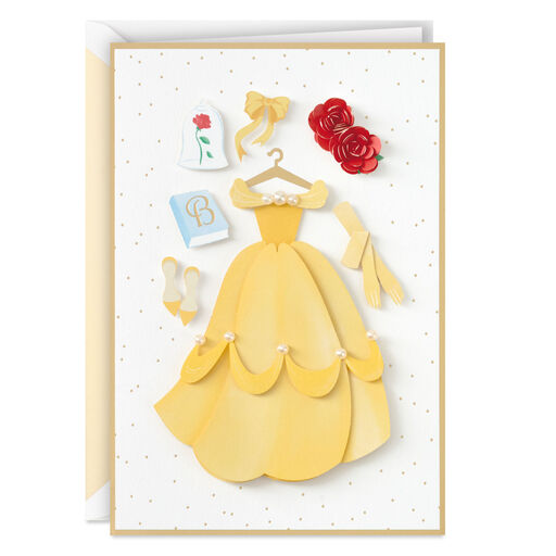 Disney Princess Beauty and the Beast Belle Celebrating You Card, 