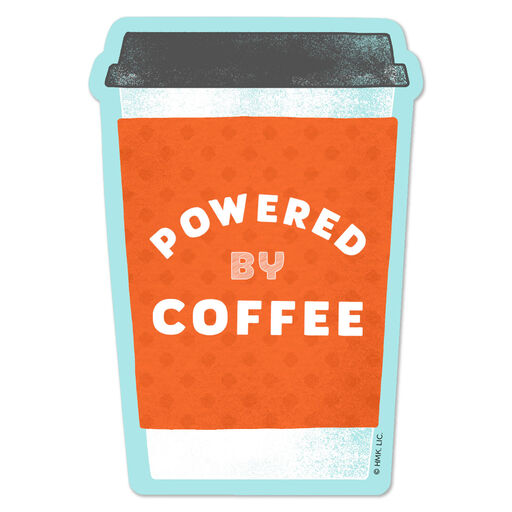 Powered By Coffee Vinyl Decal, 
