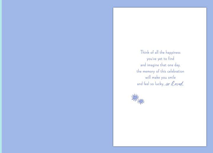 Feel So Lucky, So Loved Wedding Card