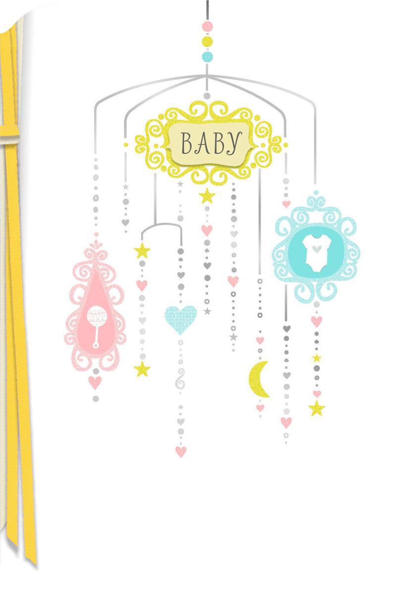 Sweet Dreams Come True New Baby Card