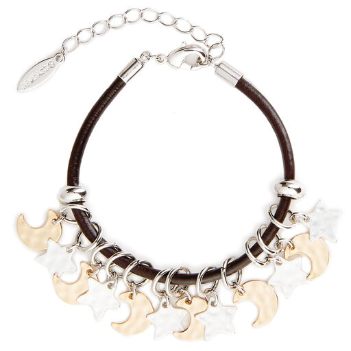 Moon and Star Giving Collection Bracelet, 