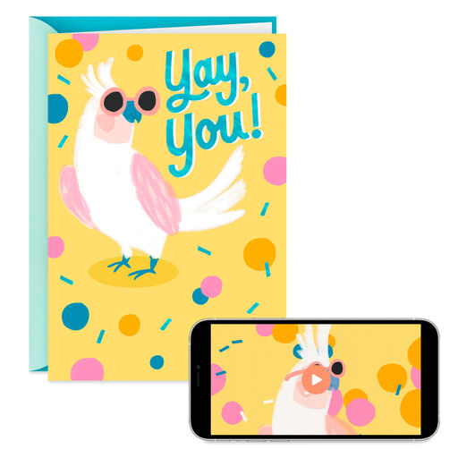 Yay Video Greeting Congratulations Card, 