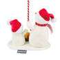 Snowmen Roasting Marshmallows Christmas Ornament back image number 6