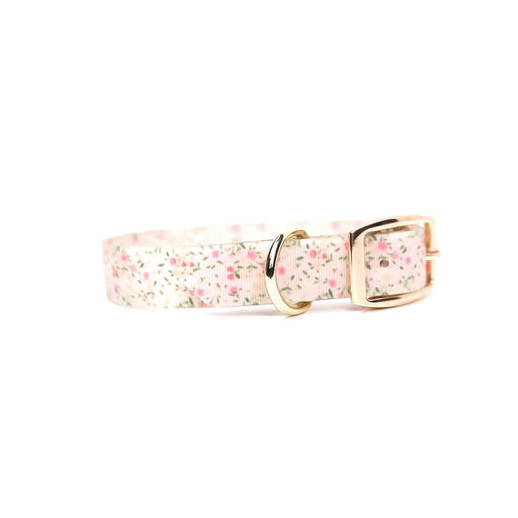 Mary Square Mini Floral Dog Collar, , large image number 1