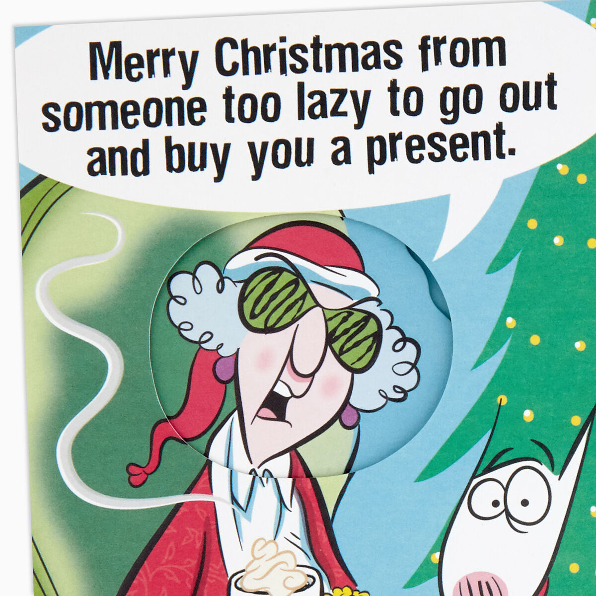 Maxine Too Lazy Funny Pop Up Money Holder Christmas Card Greeting maxine-too-lazy-funny-pop-up-money-holder-christmas-card-greeting