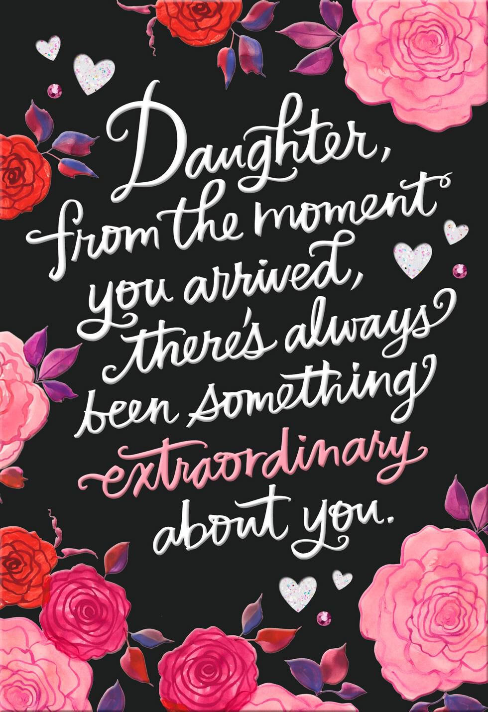Couldn't Be Prouder Valentine's Day Card for Daughter