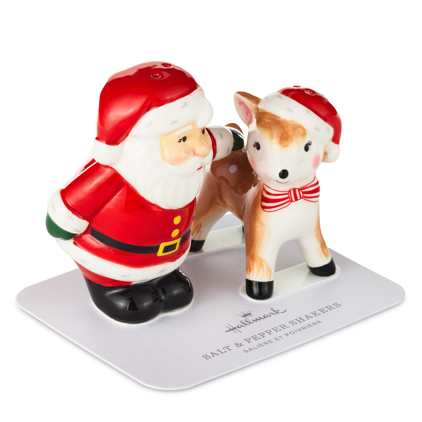 Santa and Reindeer Salt and Pepper Shakers packaging image number 5