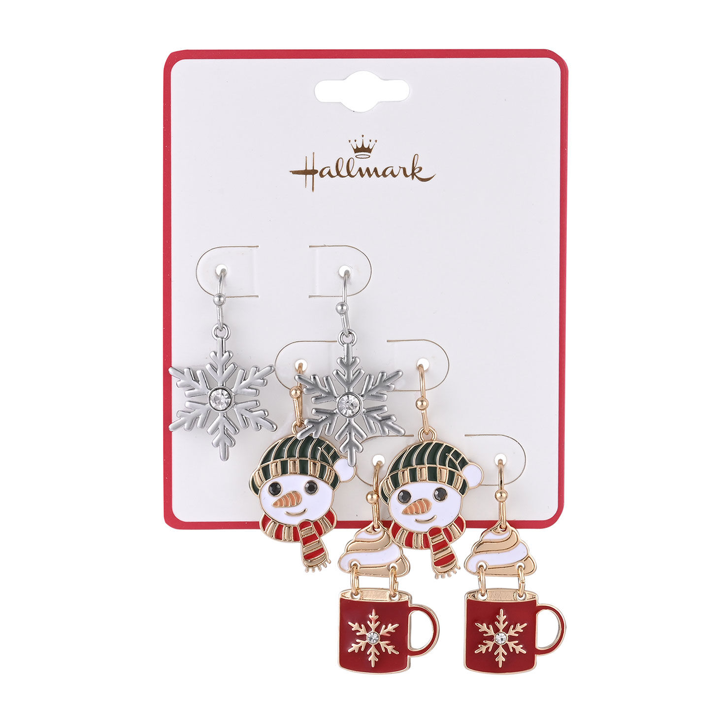 3-pair Earring Set - Hot Cocoa package front image number 4