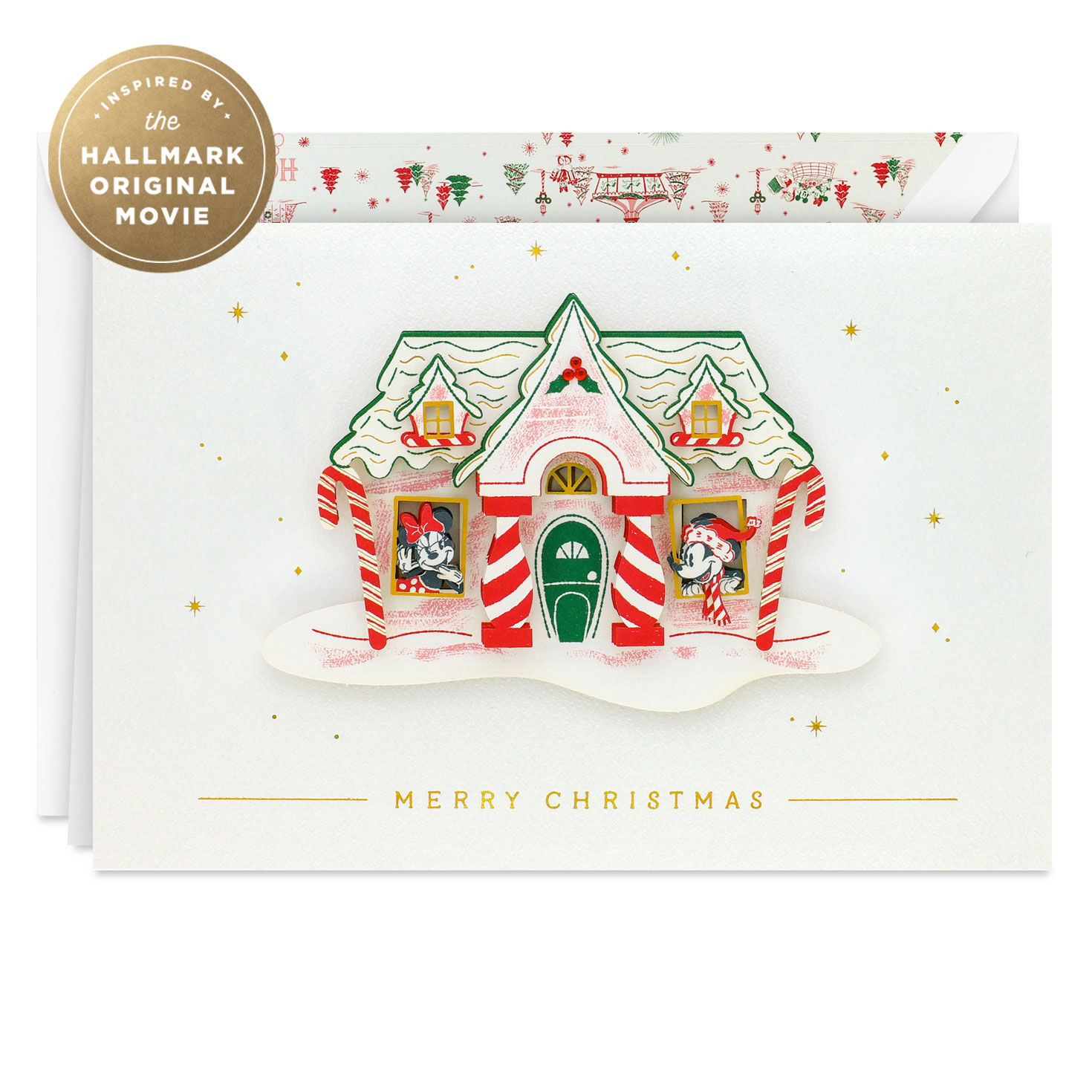 Hallmark + Disney Holiday Ever After Just the Sweetest Christmas Card