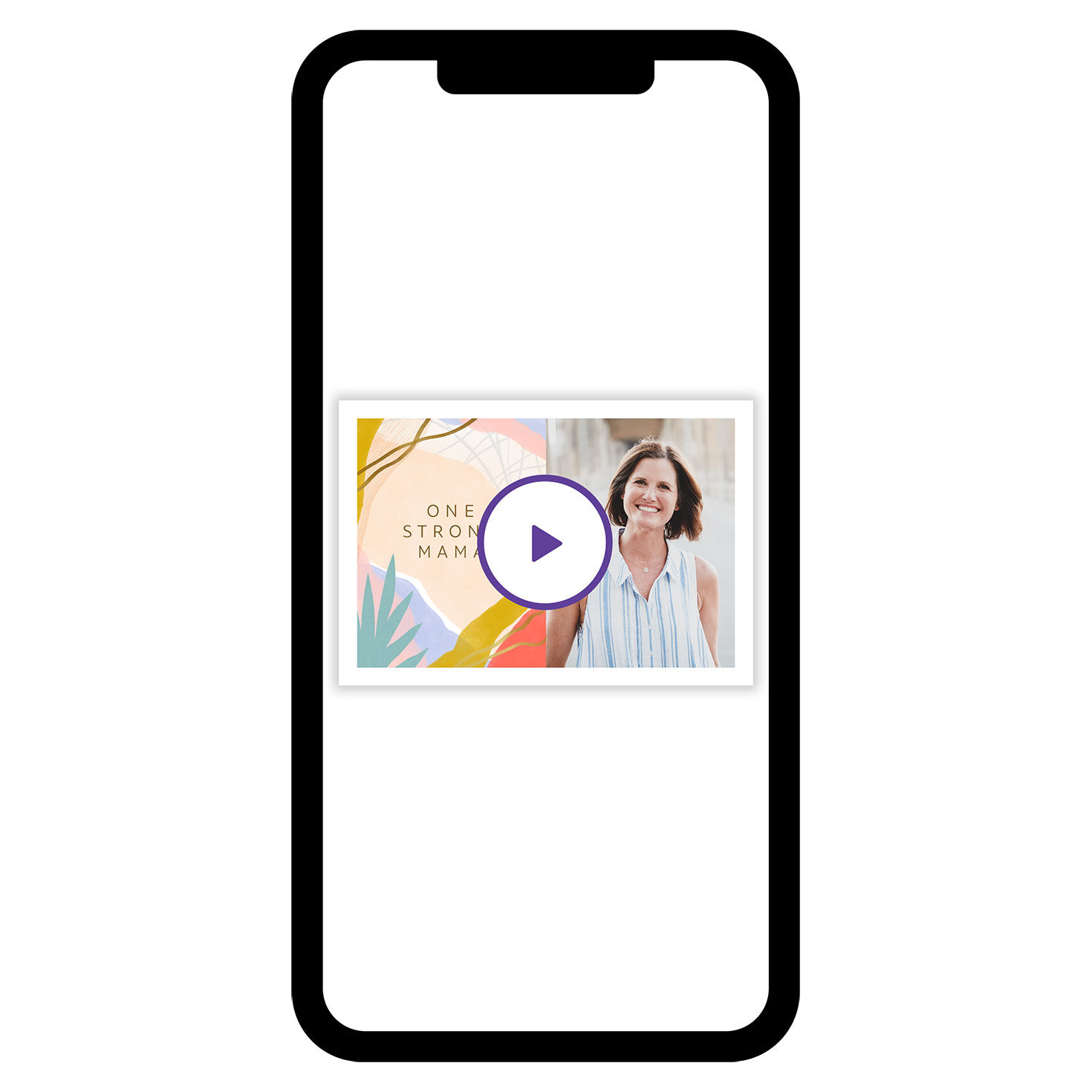 Abstract Botanicals Photo eCard