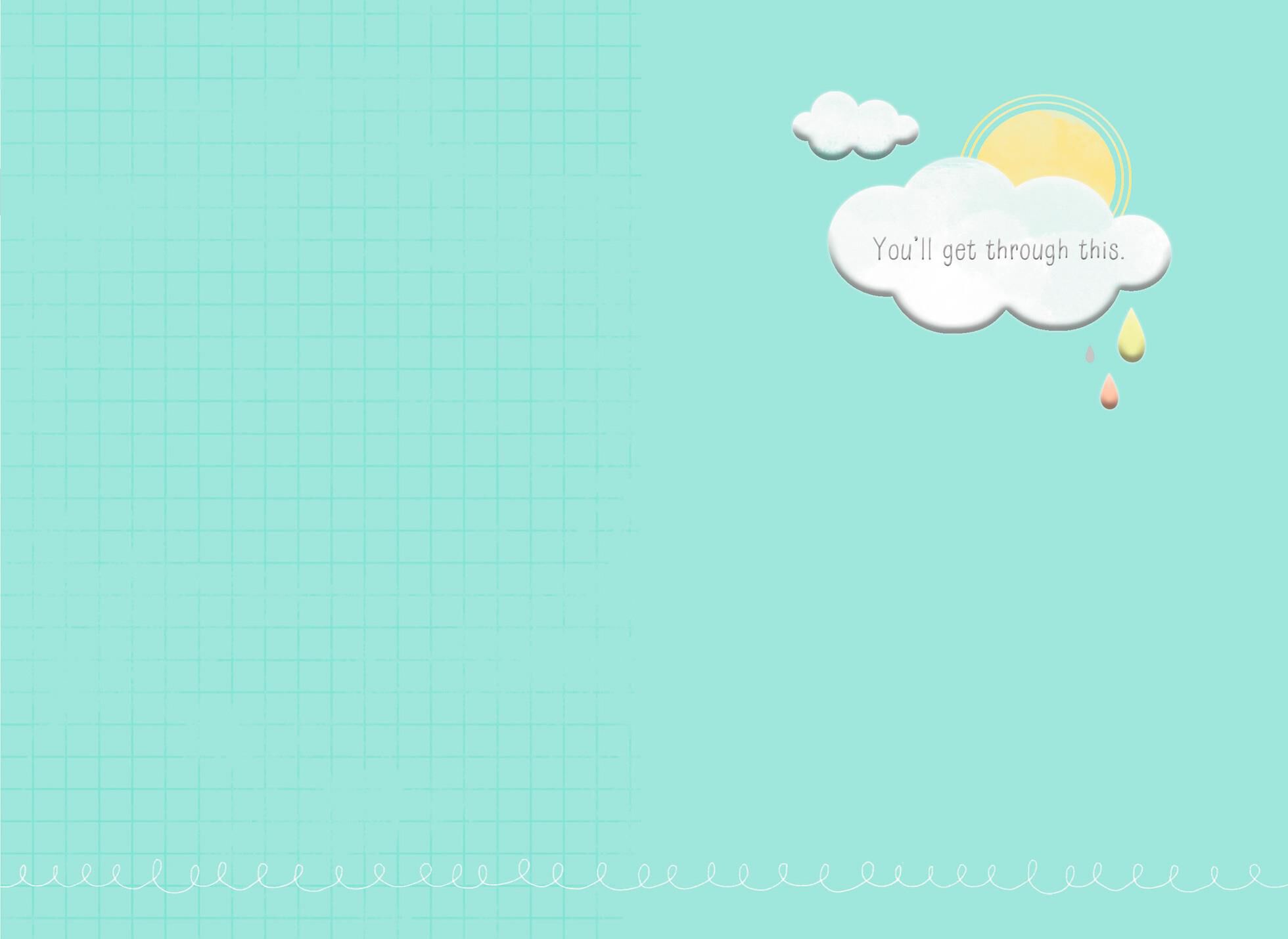 Winnie the Pooh Rainy Day Encouragement Card