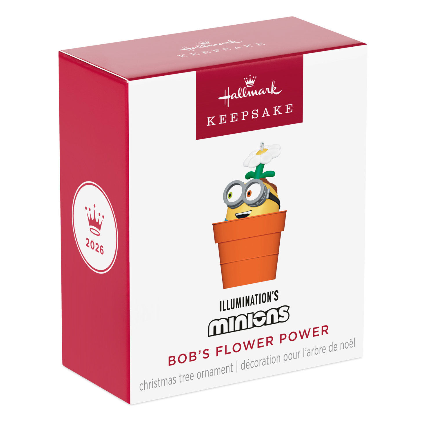 Bob Minion in Flower Pot Keepsake Ornament Package Front image number 7