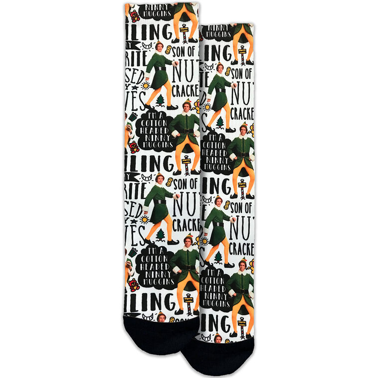 Spoontiques Elf Son of a Nutcracker Novelty Crew Socks