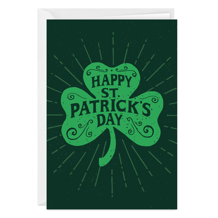 Hope Your Heart's Filled With Light Custom St. Patrick's Day Card