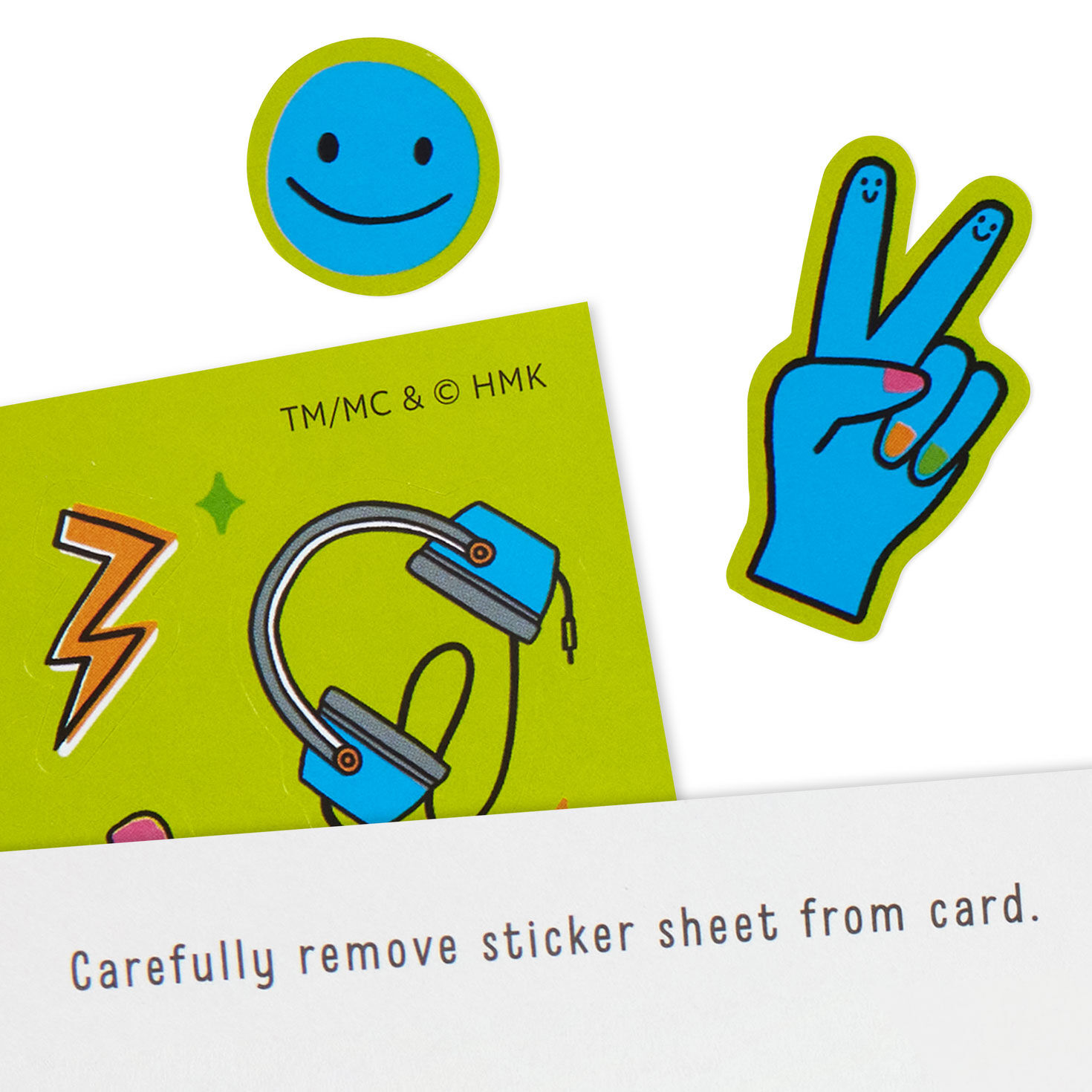 Smiley Face 11th Birthday Card With Stickers card detail image number 3