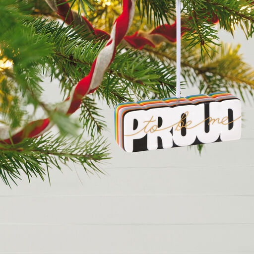 Proud to Be Me Porcelain Ornament, 