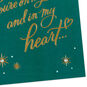 Elegant Gold and Green Christmas Card Card Front Detail image number 5