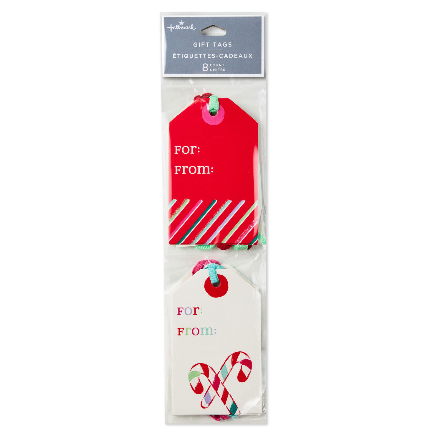 Holiday Fun 8-Pack Assorted Christmas Gift Tags package image number 6