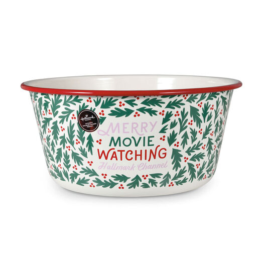 Hallmark Channel Merry Movie Watching Popcorn Bowl, 