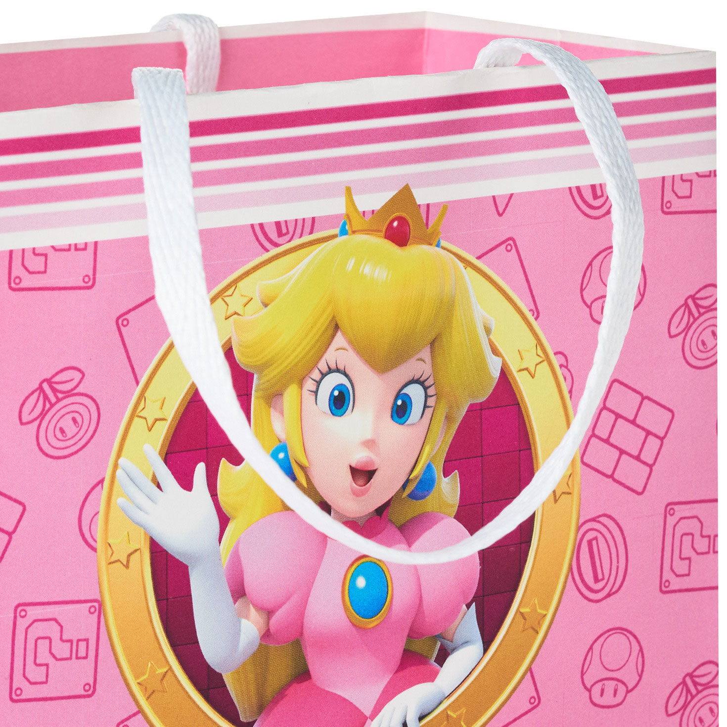 Super Mario and Friends Mini Gift Bag Set Handle Detail image number 4