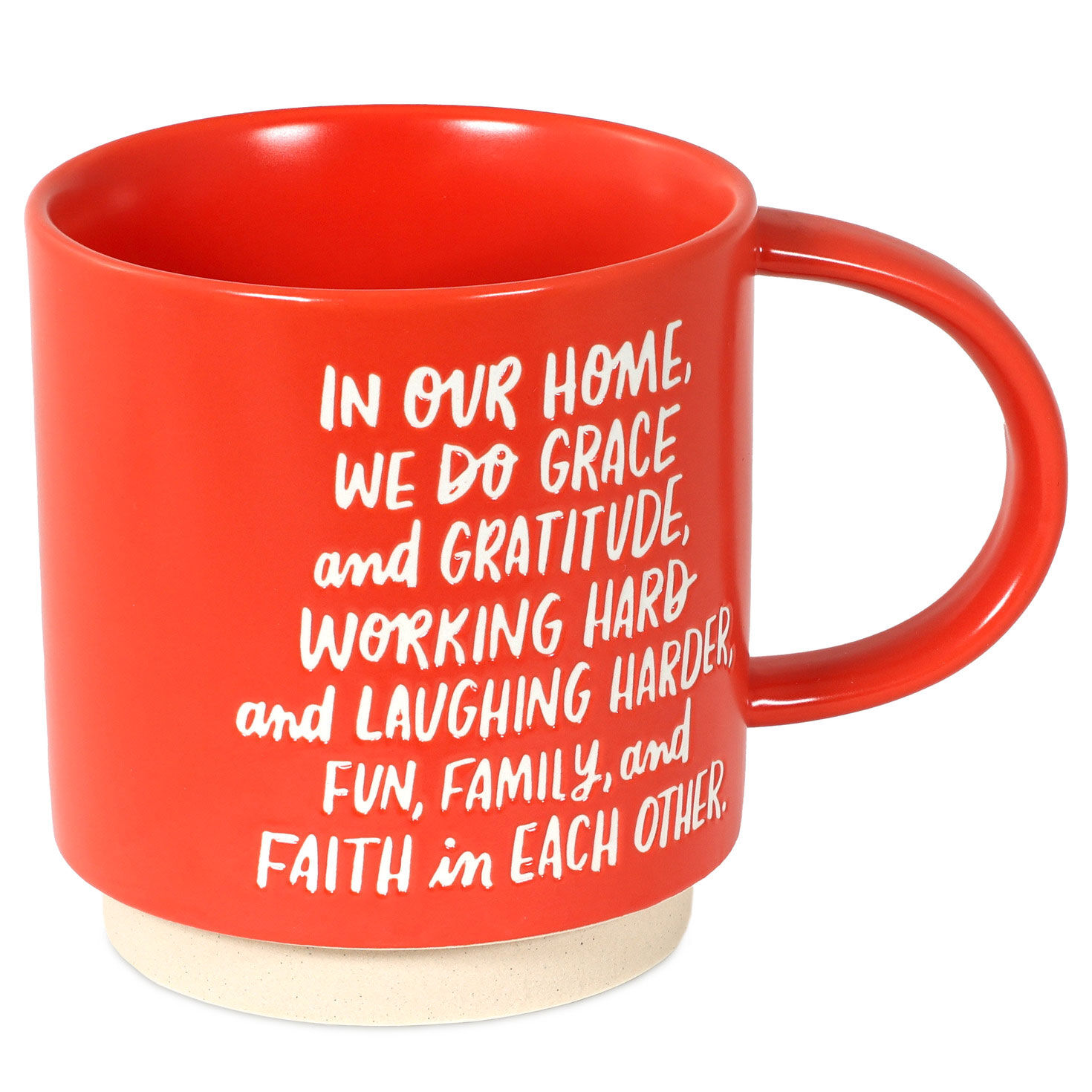 In Our Home Red Mug back image number 3