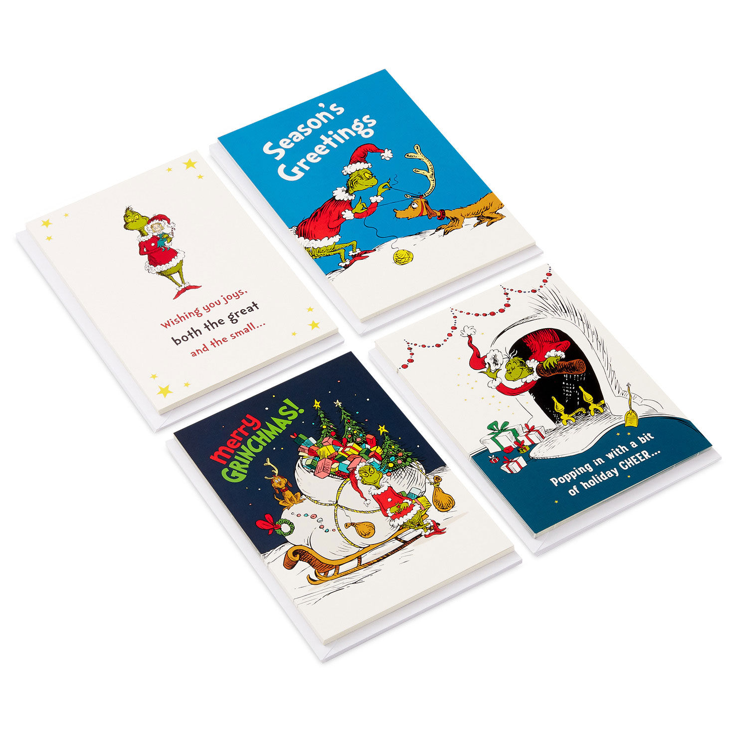 Dr. Seuss Grinch Assorted Boxed Christmas Cards, Pack of 24