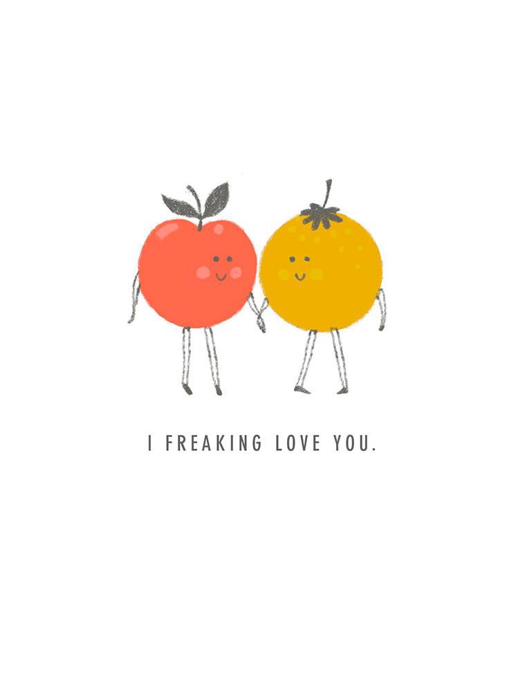 Fruit Pair Love Card