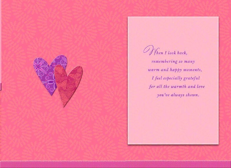 Warm and Happy Moments Valentine's Day Card for Parents