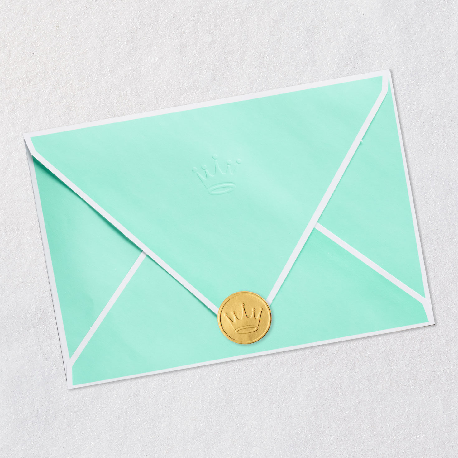 Pink Water Bottle Unique Mother's Day Card Envelope Back with Seal image number 7