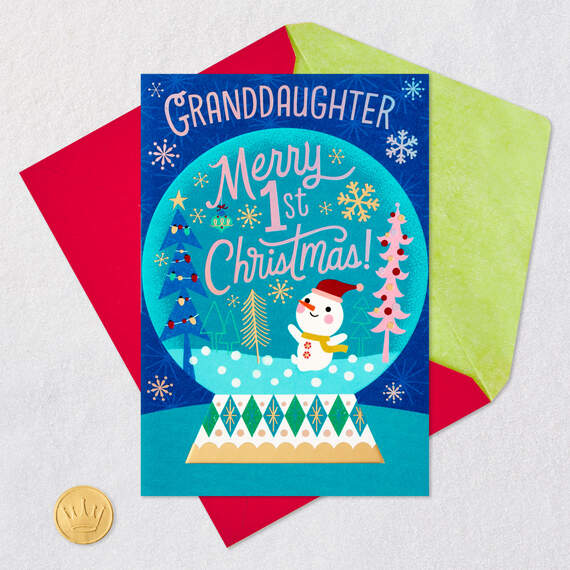 Merriest One Yet Baby's First Christmas Card for Granddaughter, , large image number 5