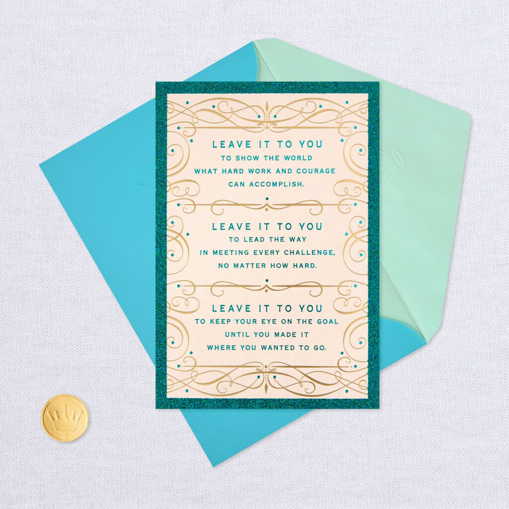 You Deserve It Graduation Card Greeting Cards Hallmark