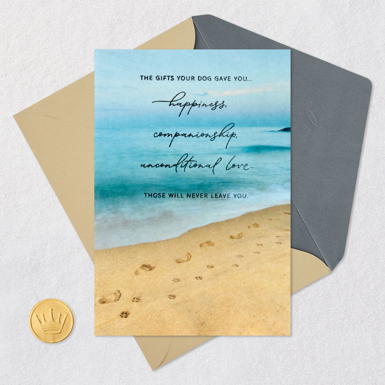 A Faithful Friend to Treasure Sympathy Card for Loss of Dog for only USD 5.59 | Hallmark