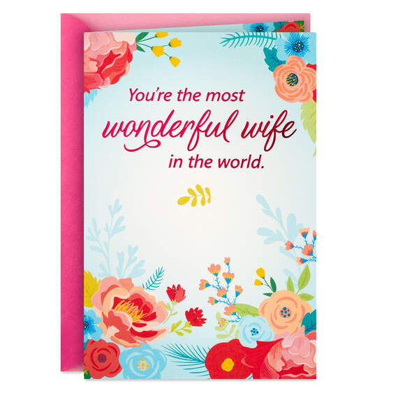 Butterfly and Wild Roses Musical Mother's Day Card for Wife