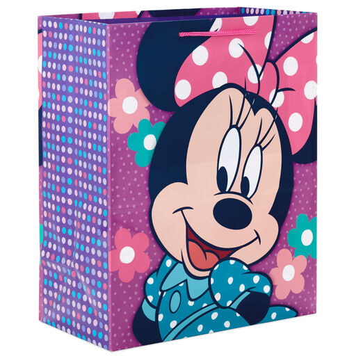 13" Disney Minnie Mouse Gift Bag, 